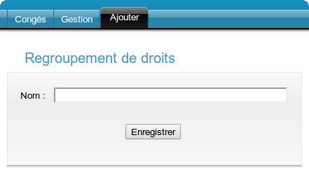 Regroupement de droits