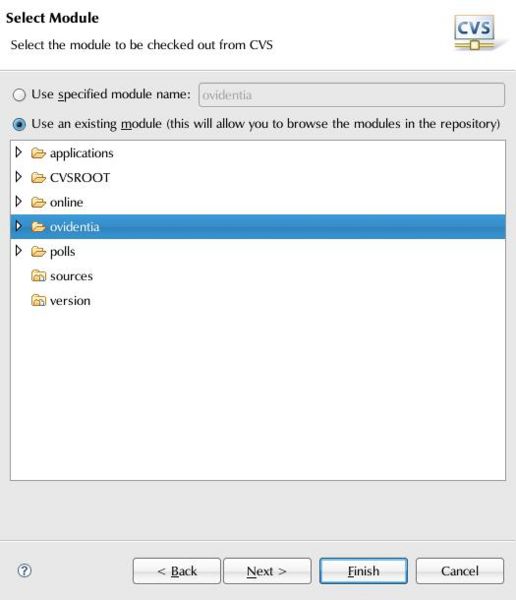 Fichier:EclipsePDT Checkout from CVS 2.jpg
