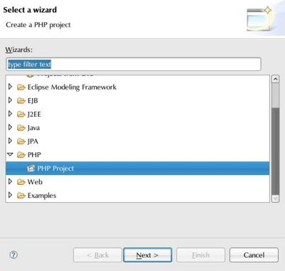 EclipsePDT New Project PHP.jpg